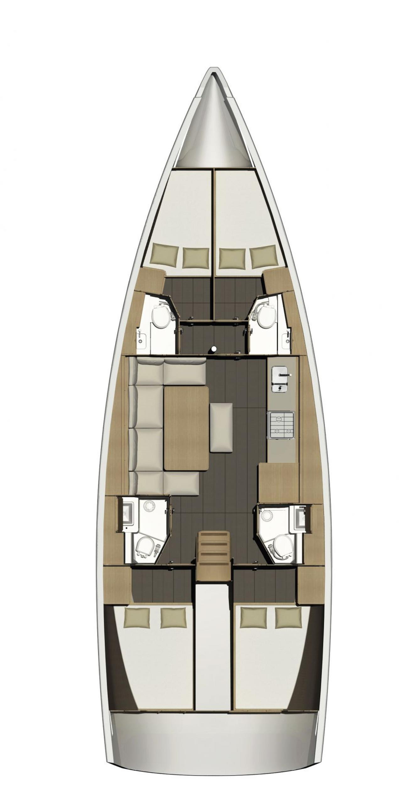 Charter Dufour 460 GL "Sylke" in Biograd na Moru | Nautilus - Slika 2