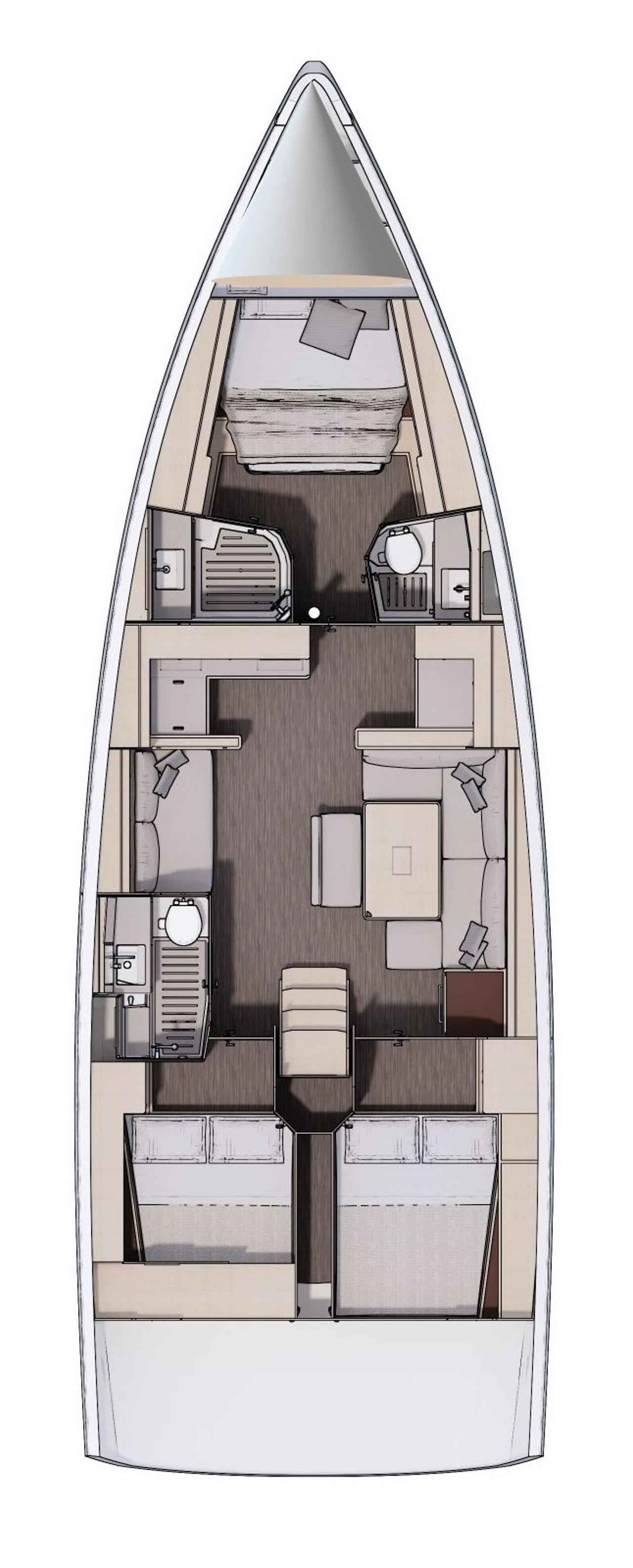 Charter Dufour 470 - 3 cab. "Energy" in Vodice | Nautilus - Slika 2