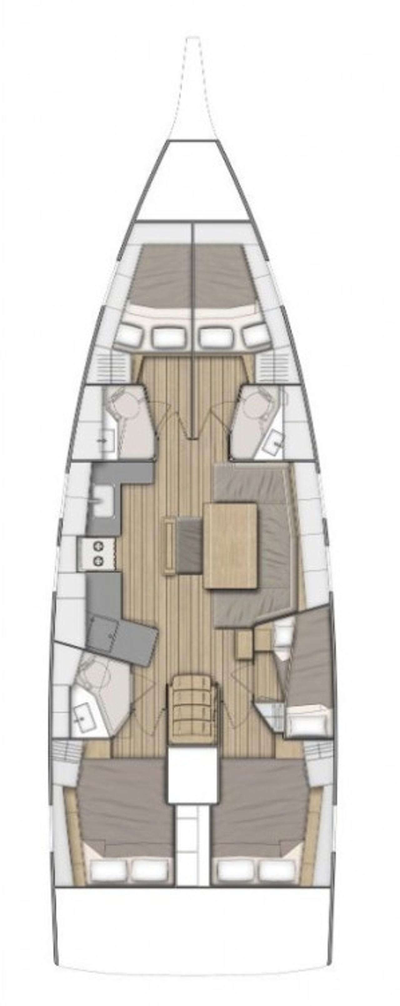 Charter Oceanis 46.1 "Rocket" in Biograd na Moru | Nautilus - Slika 2