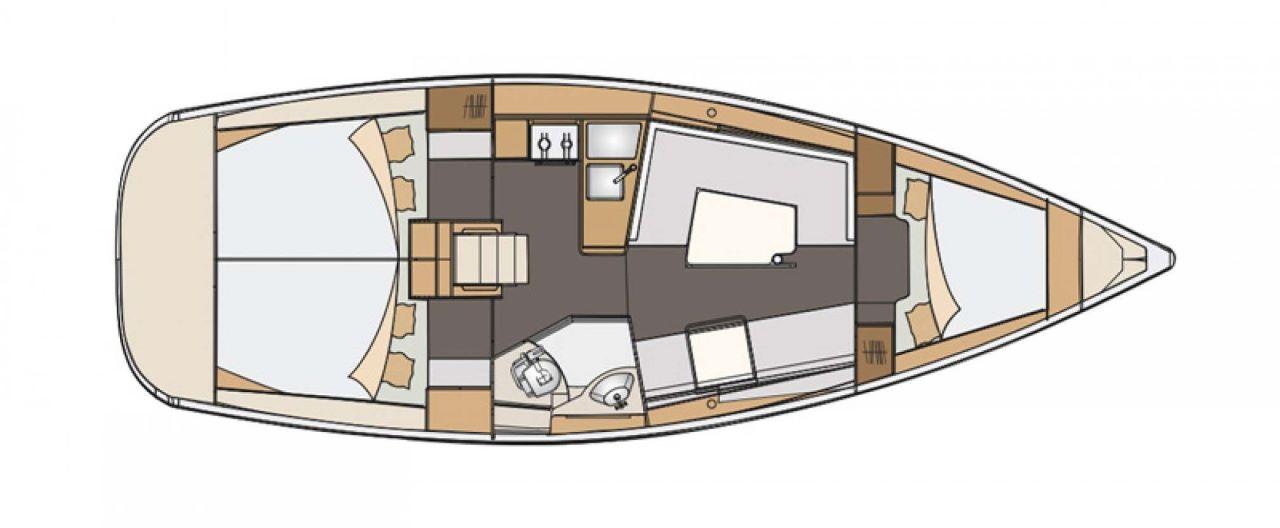 Noleggio Elan Impression 35 "Essi" a Mali Lošinj | Nautilus - Slika 2