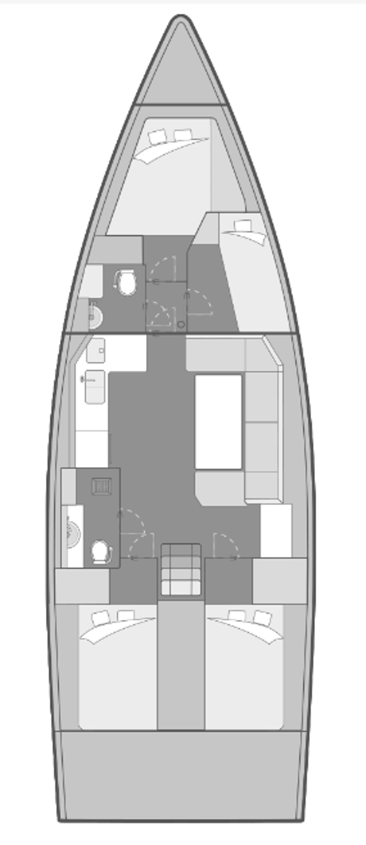 Charter Elan Impression 45 - 4 cab. "My Dreams" in Pula | Nautilus - Slika 2