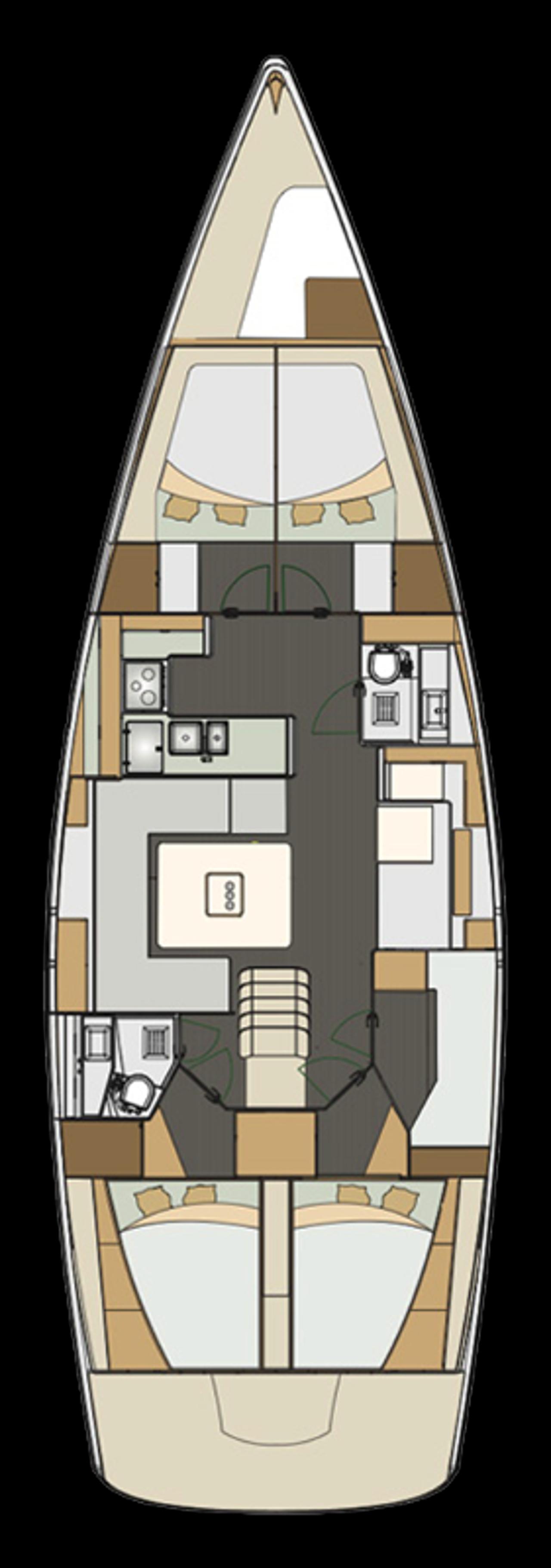 Najam Elan Impression 50 "Vuschi" u destinaciji Punat | Nautilus - Slika 2
