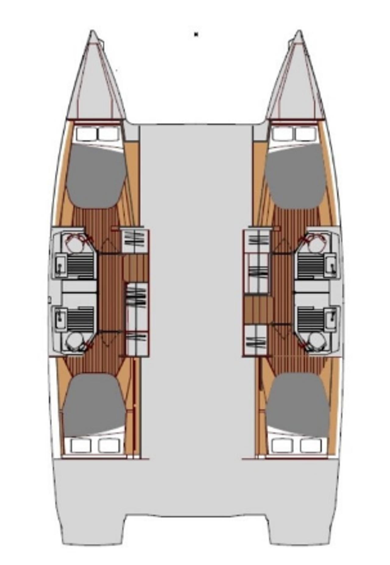 Najam Fountaine Pajot Astrea 42 - 4 + 2 cab. "Magic Summer" u destinaciji Seget Donji | Nautilus - Slika 2