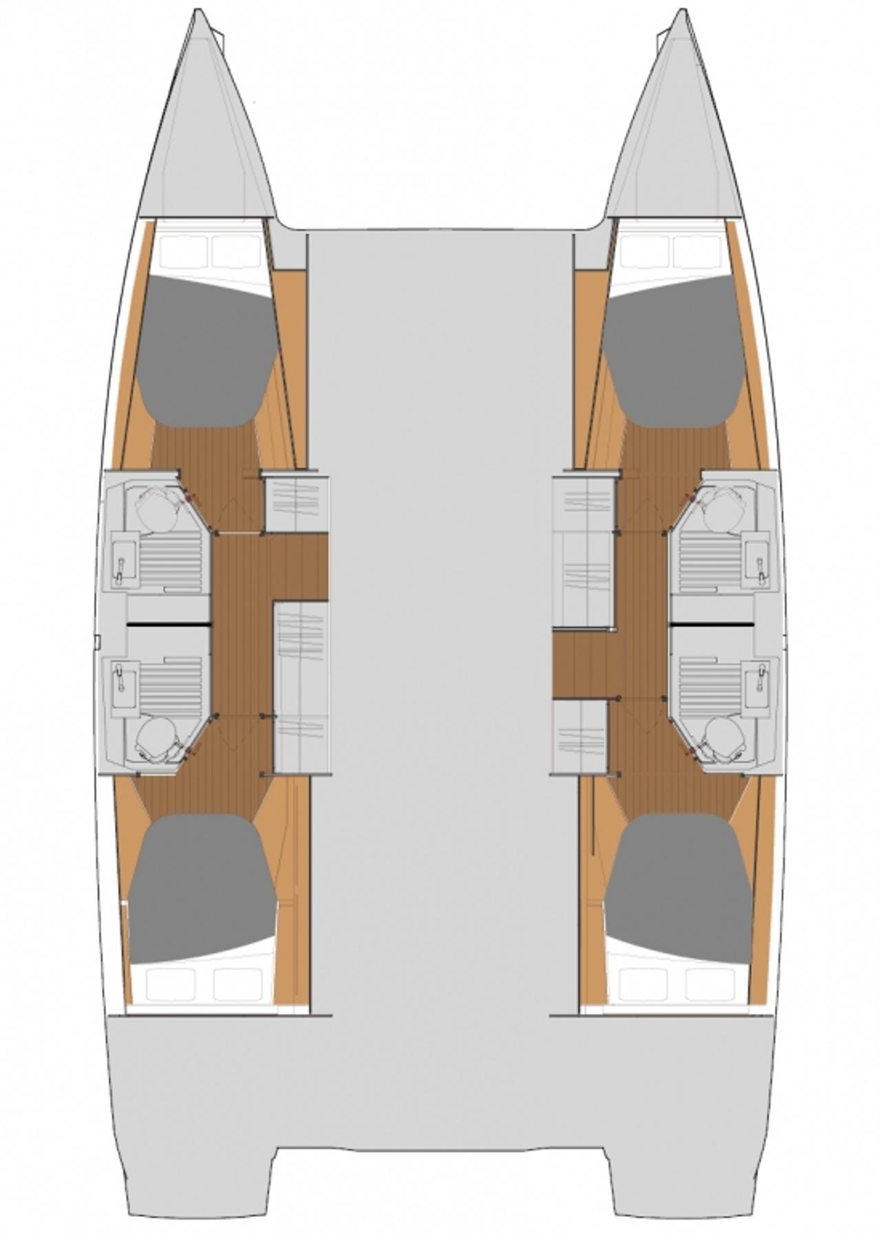 Charter Fountaine Pajot Astrea 42 Quatuor "Macho" in Trogir | Nautilus - Slika 2
