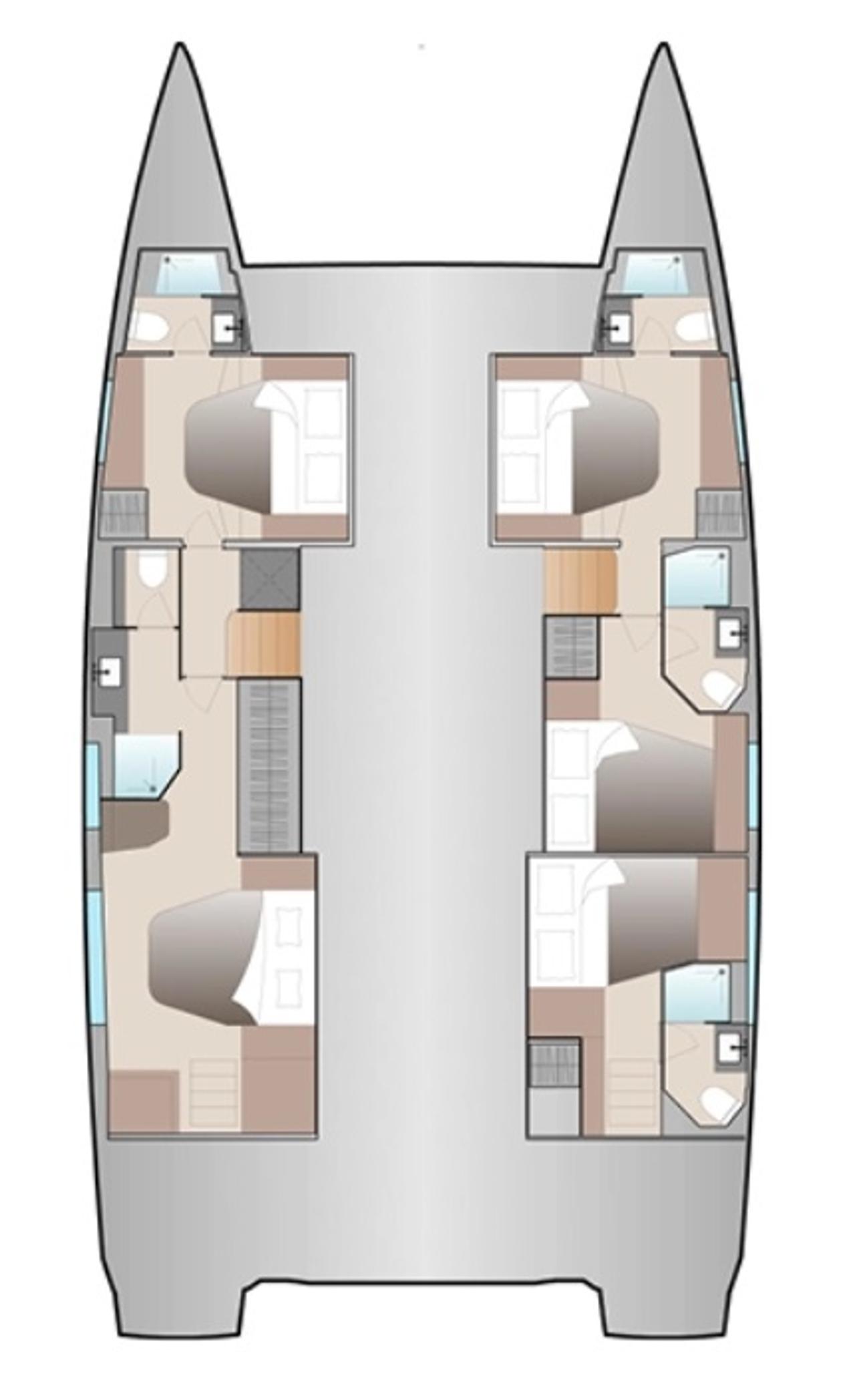 Noleggio Fountaine Pajot Aura 51 - 5 + 1 cab. "Sunrise" a Seget Donji | Nautilus - Slika 2
