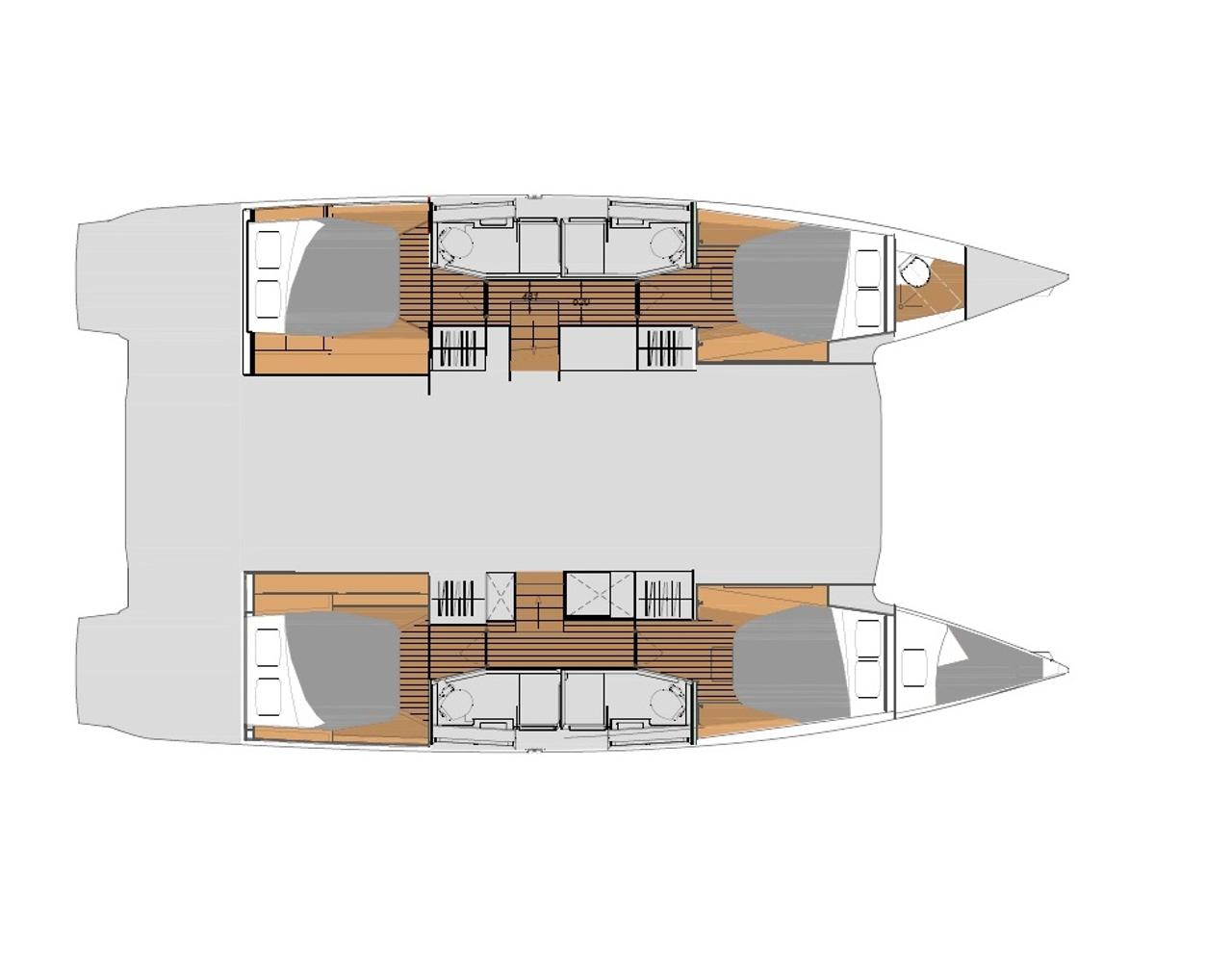Charter Fountaine Pajot Elba 45 - 4 + 1 cab. "Adria Blue" in Seget Donji | Nautilus - Slika 2