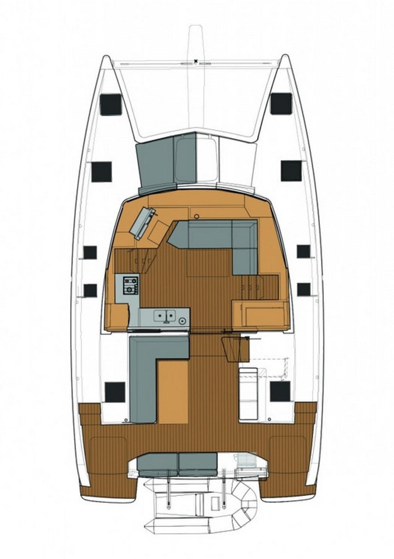 Noleggio Fountaine Pajot Lucia 40 - 4 cab. "Why Not" a Trogir | Nautilus - Slika 2