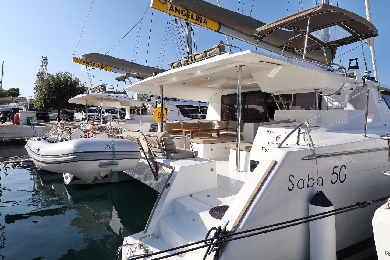 Noleggio Fountaine Pajot Saba 50 - 6 + 1 cab. "Feeling Free" a Sveti Filip i Jakov | Nautilus - Slika 3