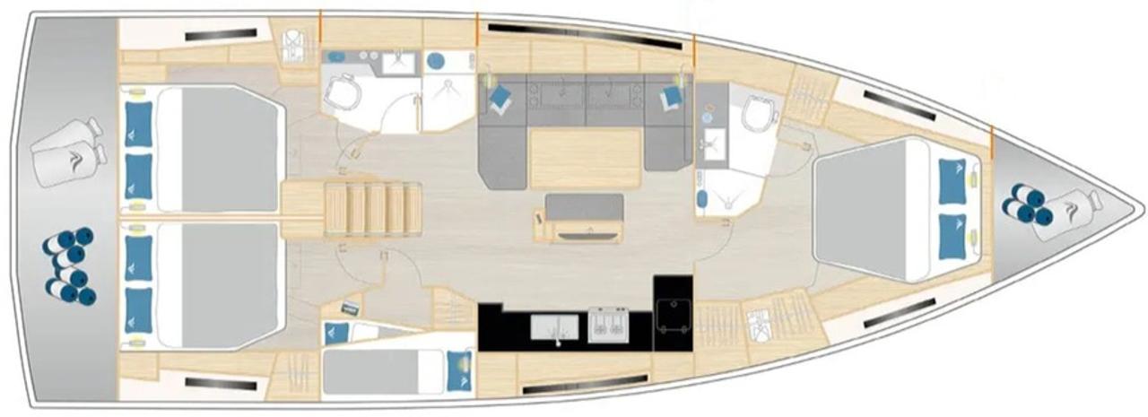 Noleggio Hanse 460 - 4 cab. "Vingilot - OW" a Medulin | Nautilus - Slika 2