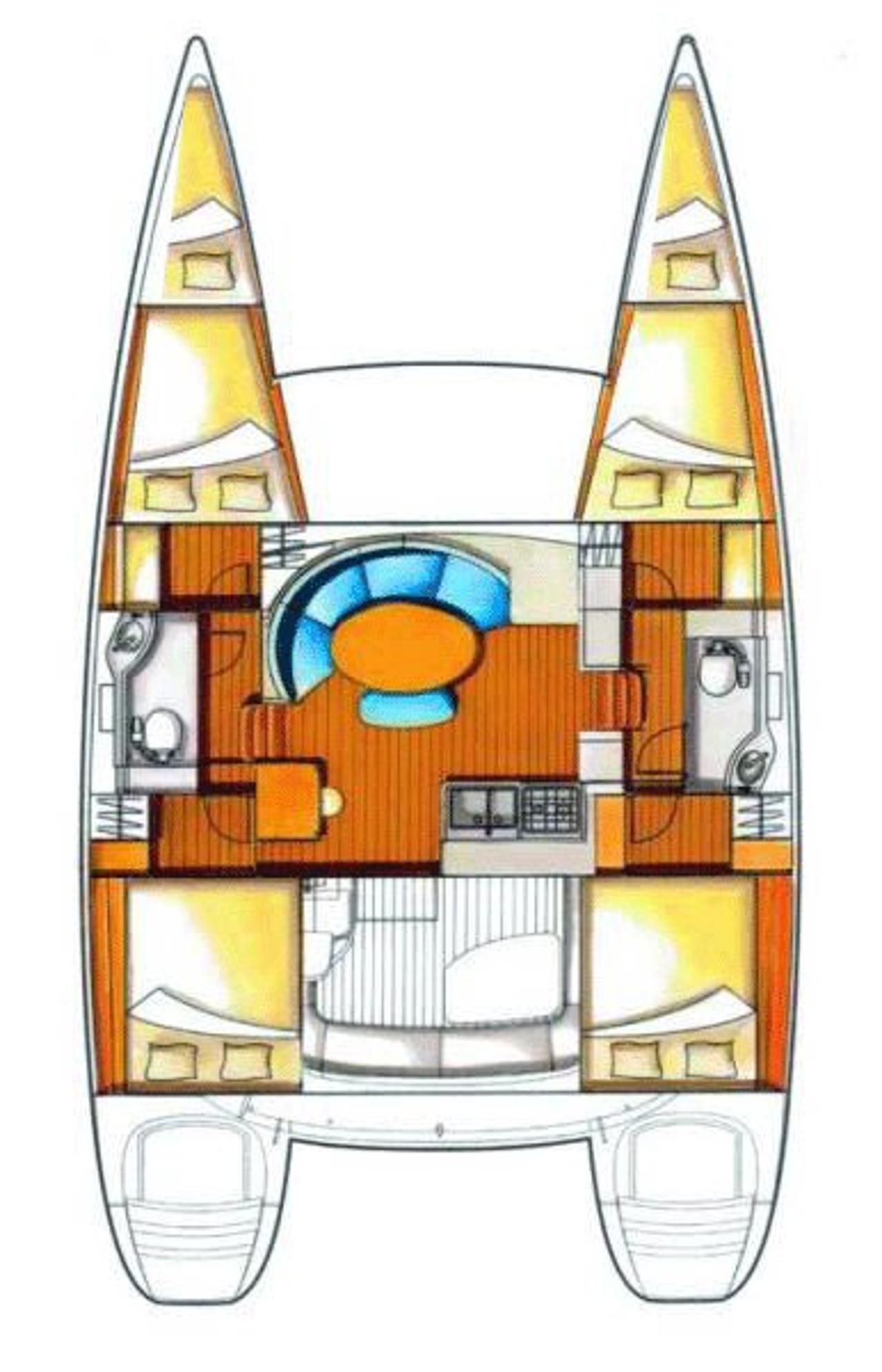 Charter Lagoon 380 S2 - 4 + 2 cab. "Love Song" in Biograd na Moru | Nautilus - Slika 2