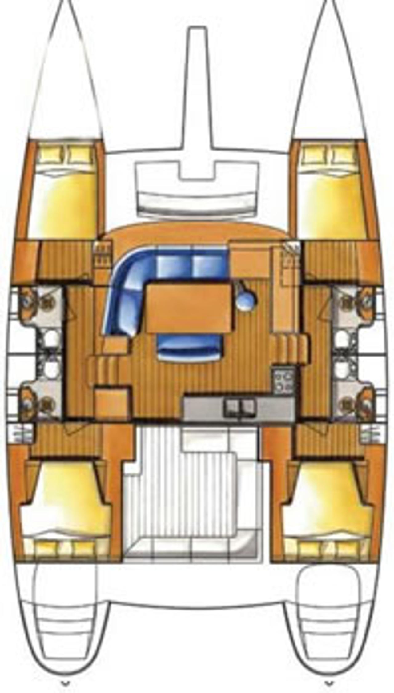Najam Lagoon 440 - 4 cab. "Manatee" u destinaciji Vodice | Nautilus - Slika 2