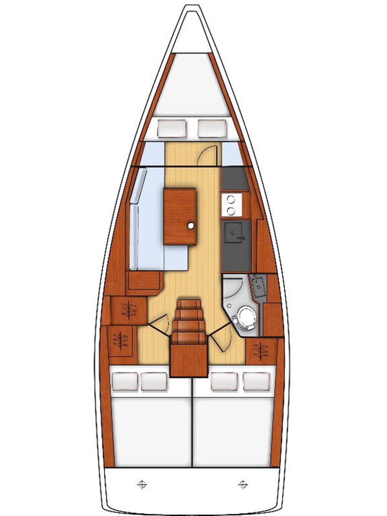 Charter Oceanis 35 "Gala" in Split | Nautilus - Slika 2