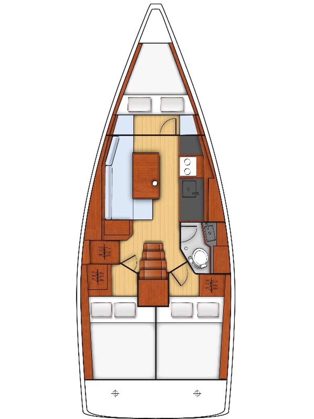 Charter Oceanis 35 "Gaston" in Split | Nautilus - Slika 2