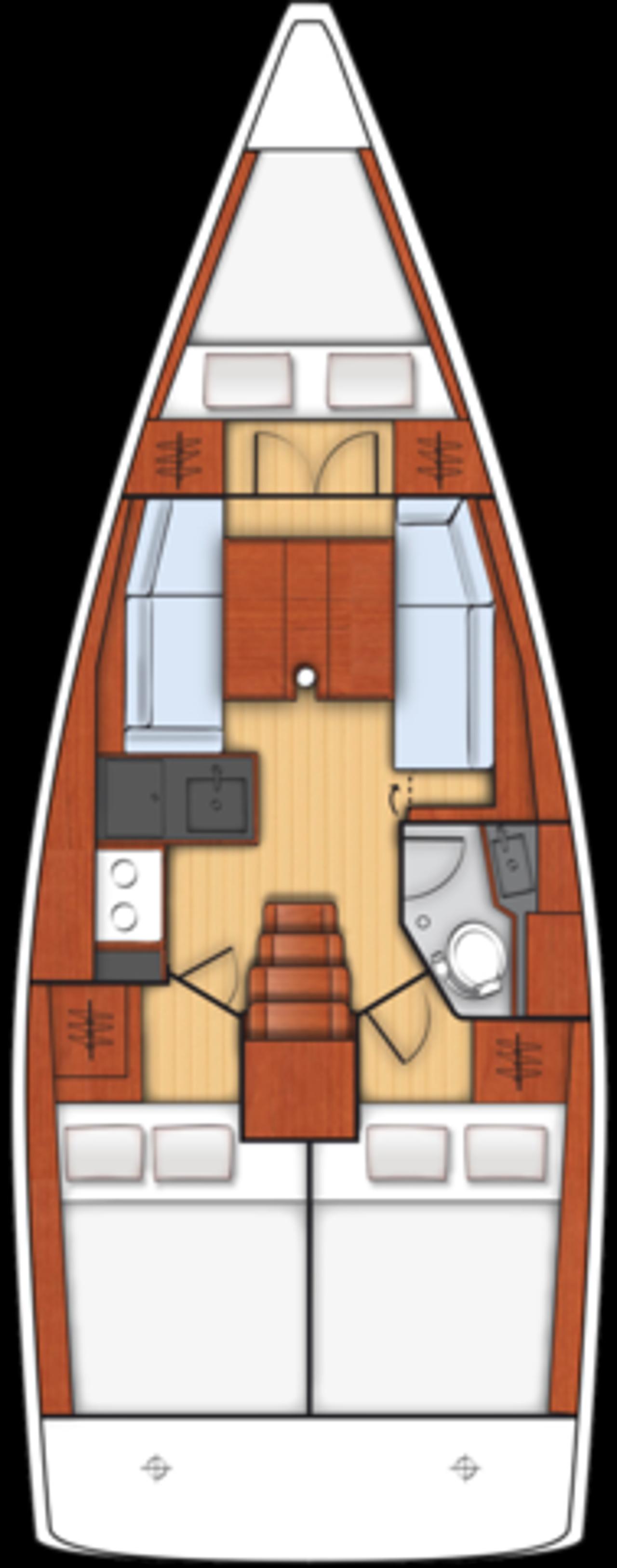 Charter Oceanis 35.1 "Lampuga" in Split | Nautilus - Slika 2