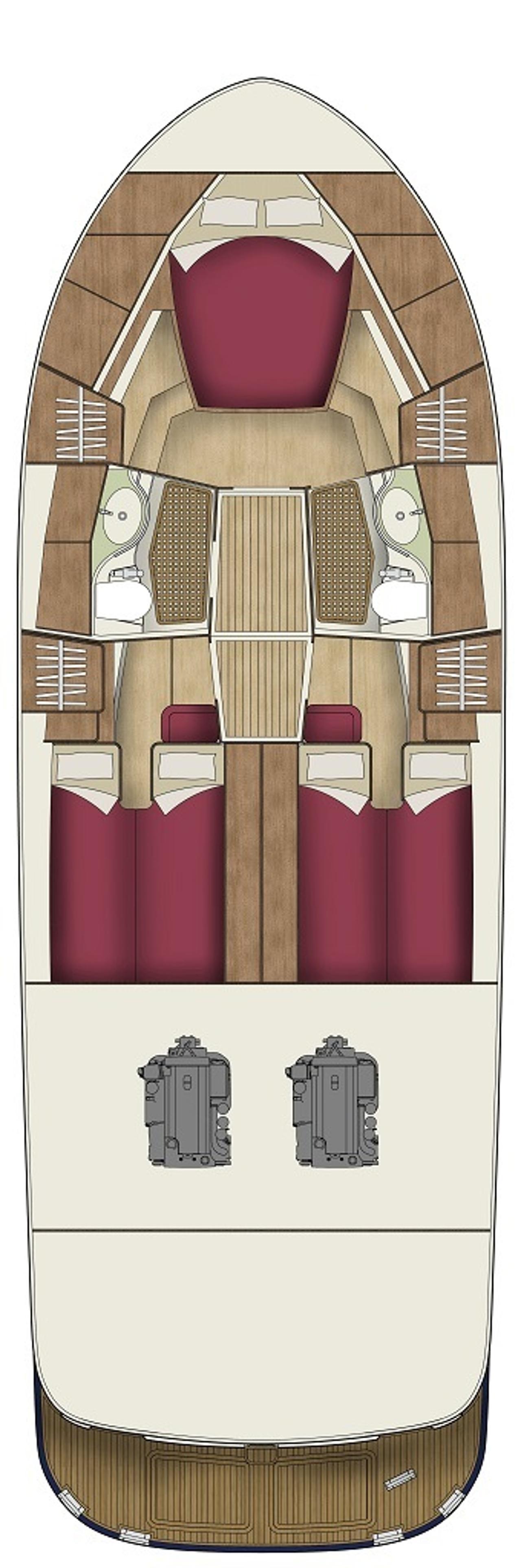 Najam Adriana 44 FLY "Baby Blue" u destinaciji Sukošan | Nautilus - Slika 2