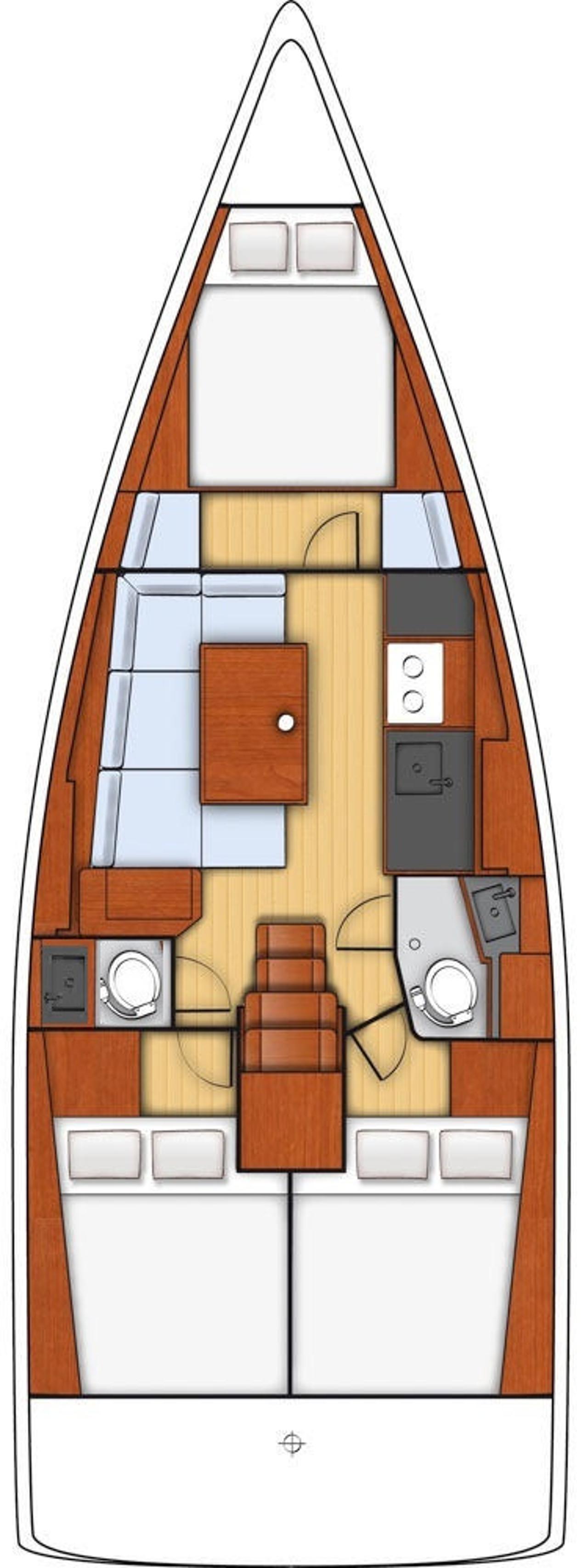 Noleggio Oceanis 38 - 3 cab. "One" a Biograd na Moru | Nautilus - Slika 2