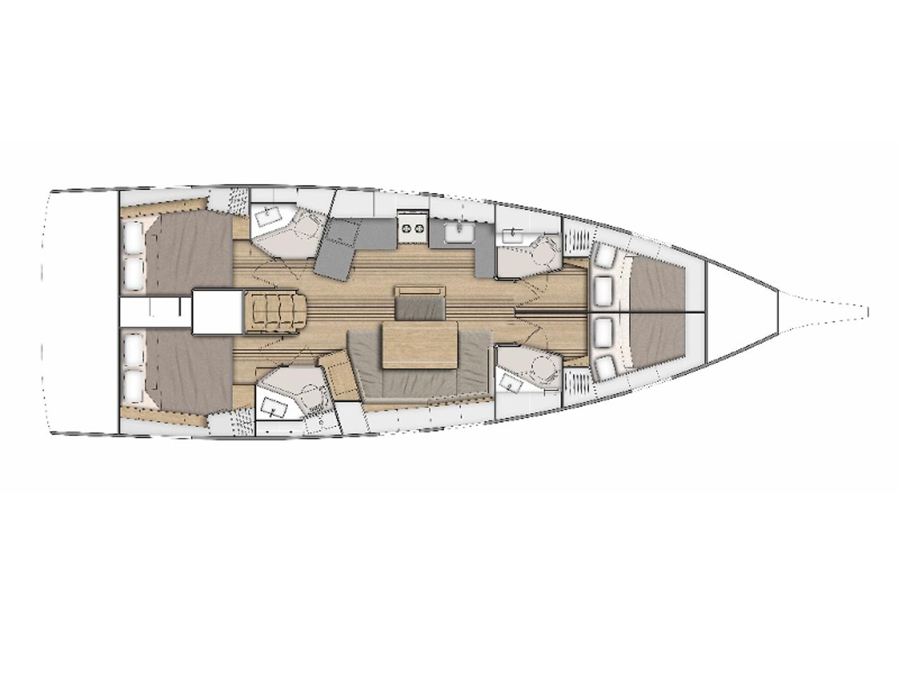 Najam Oceanis 46.1 - 4 cab. "Nemo" u destinaciji Medulin | Nautilus - Slika 2