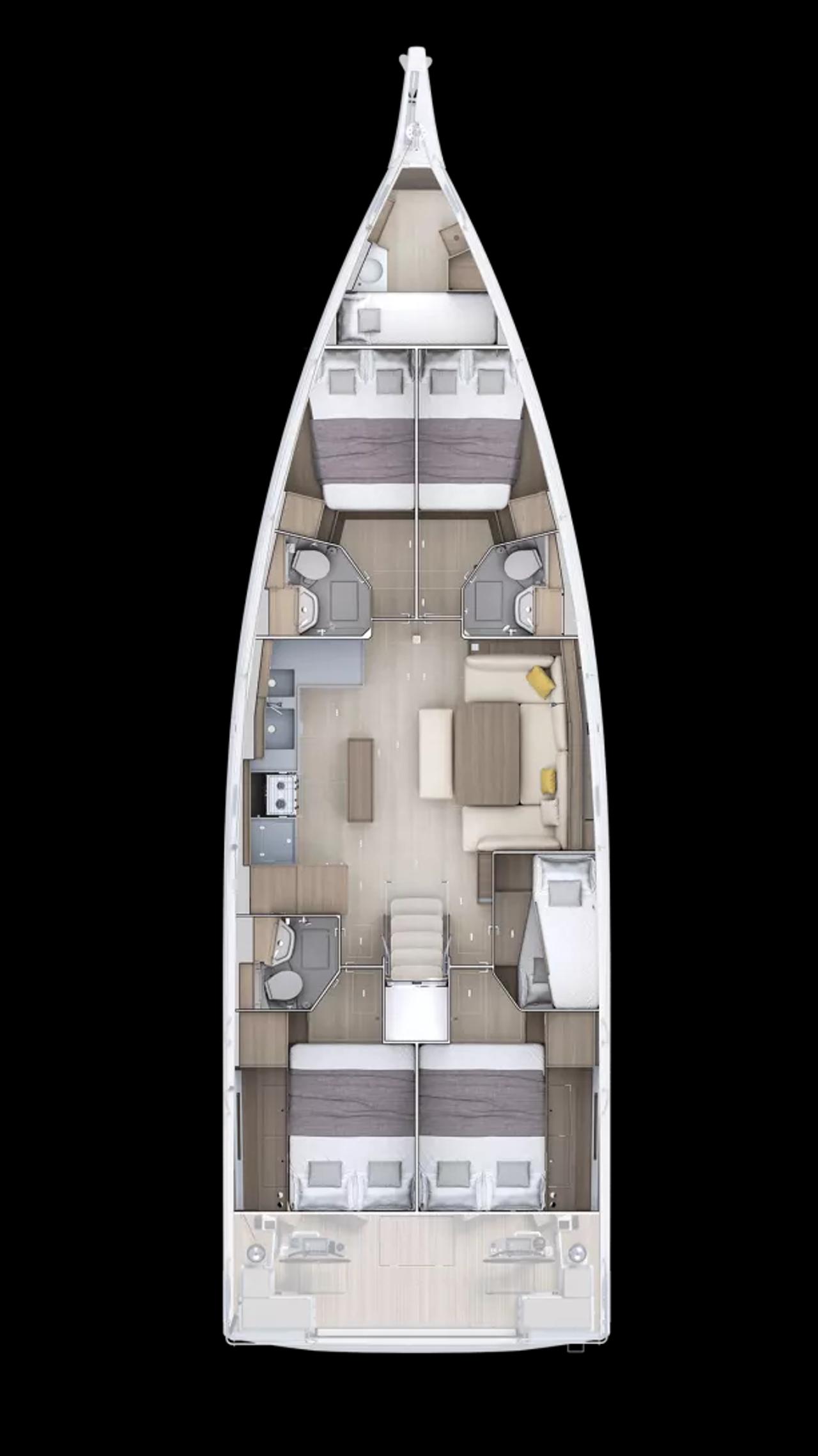 Najam Oceanis 52 - 6 cab. "B-52" u destinaciji Split | Nautilus - Slika 2