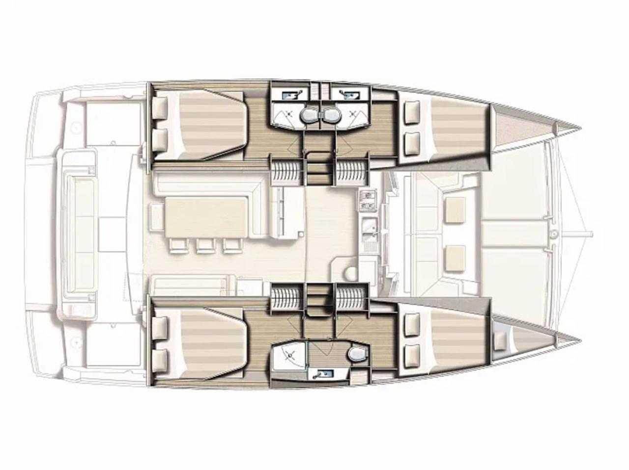 Charter Bali 4.1 - 4 + 1 cab. "Wendy" in Biograd na Moru | Nautilus - Slika 2