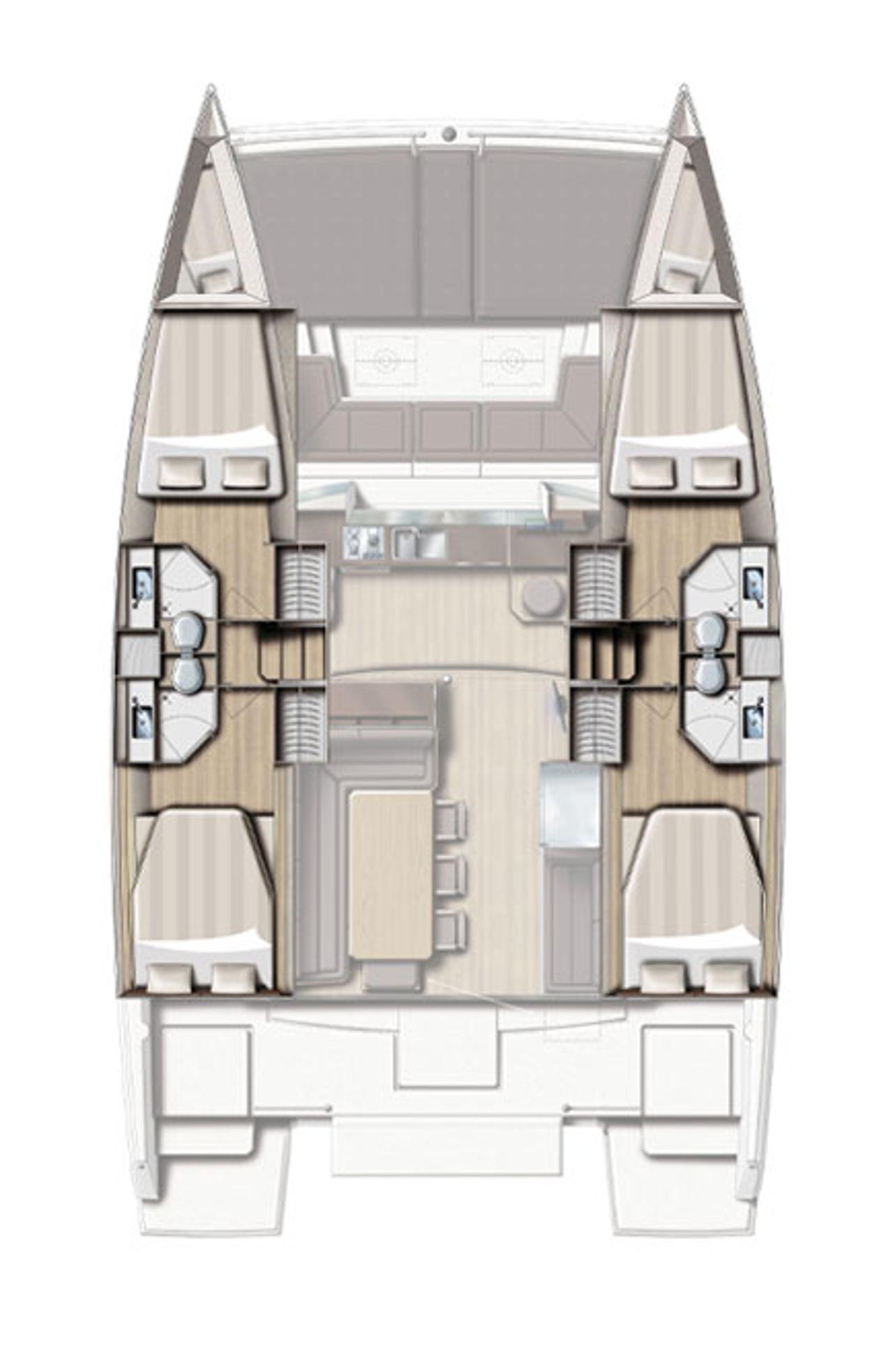Charter Bali 4.3 - 4 + 2 cab. "Summer Loft" in Biograd na Moru | Nautilus - Slika 2