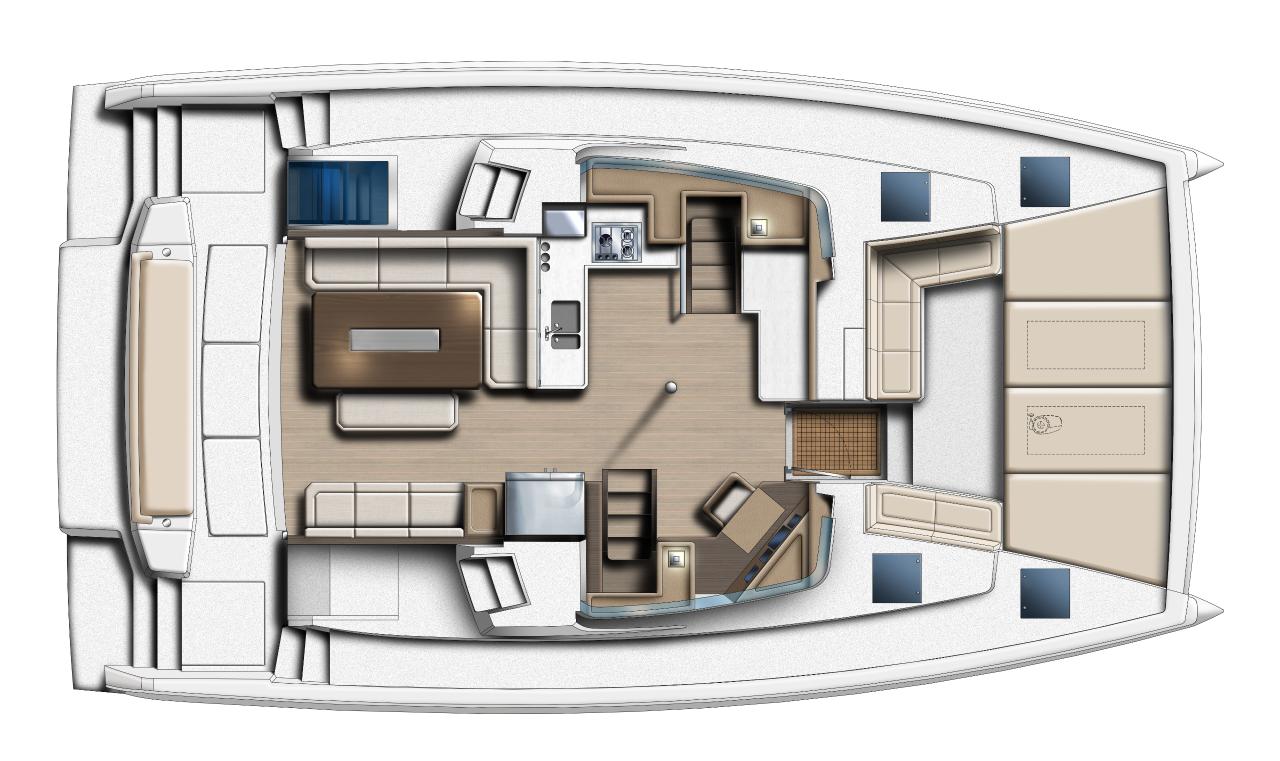 Charter Bali 4.6 - 5 + 2 cab. "Joie de vivre" in Seget Donji | Nautilus - Slika 4