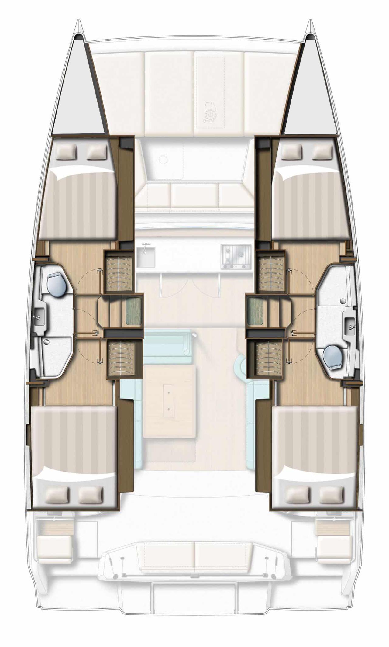 Charter Bali Catsmart - 4 cab. "Aventurier" in Biograd na Moru | Nautilus - Slika 2