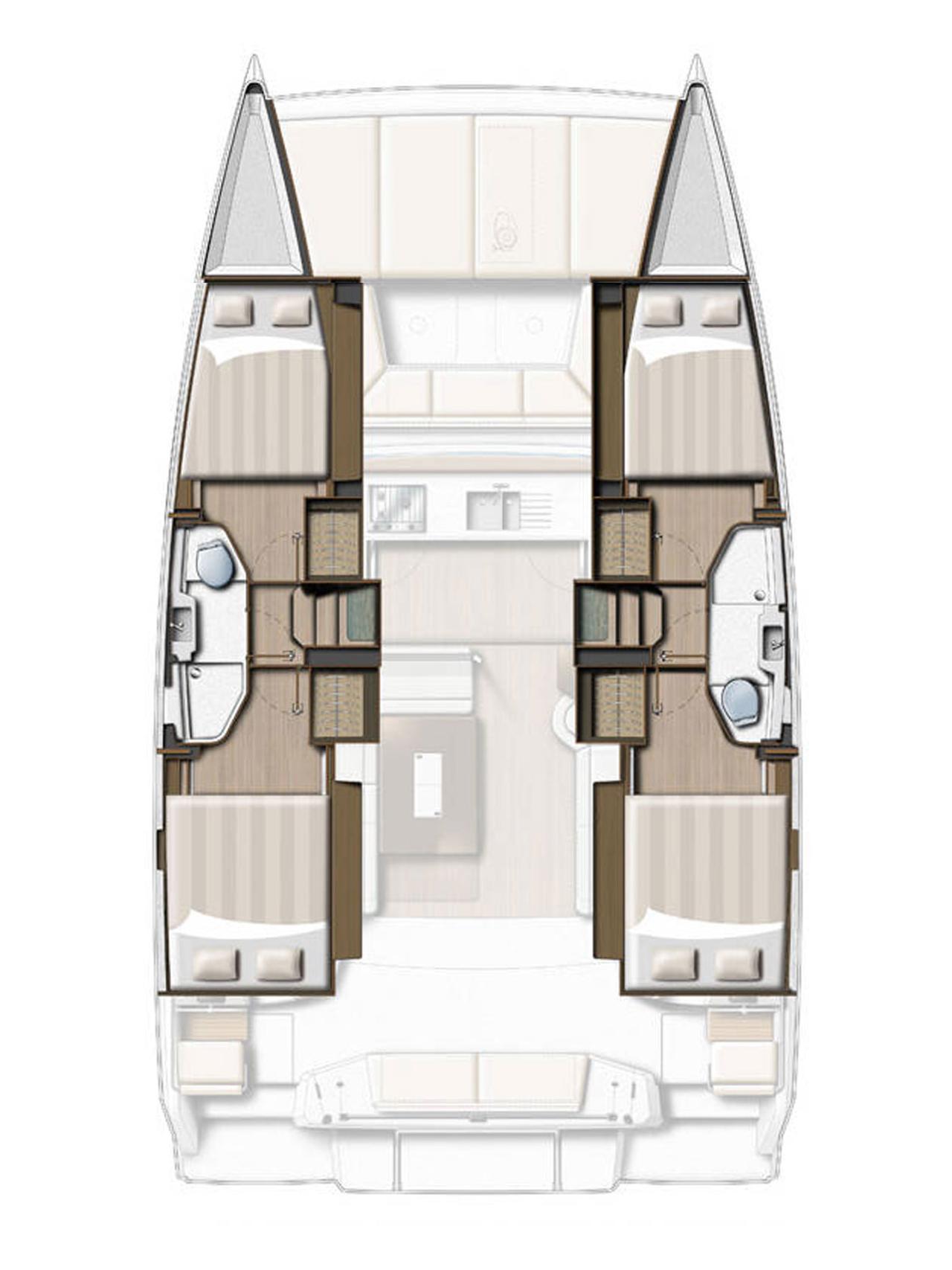 Charter Bali Catsmart - 4 cab. "Enfant Terrible" in Dubrovnik | Nautilus - Slika 2