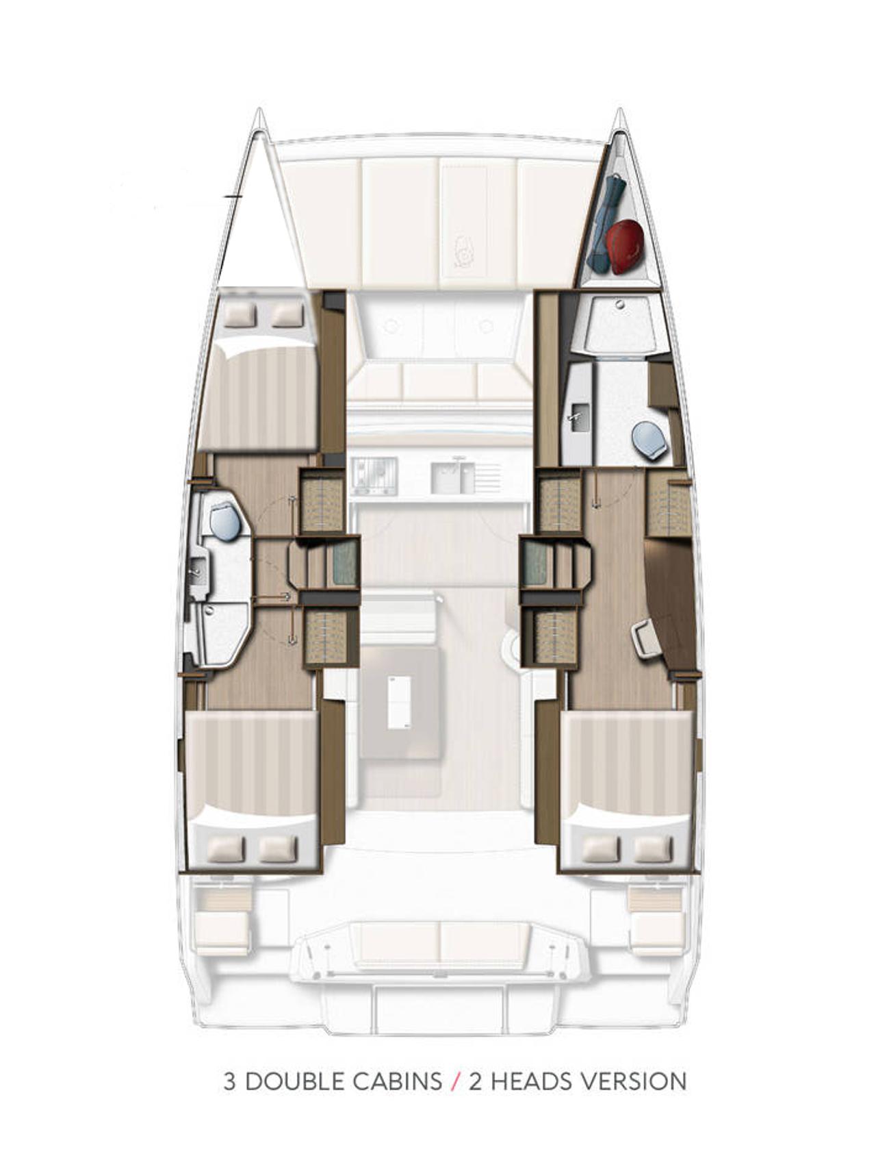 Charter Bali Catsmart OW - 3 cab. "Le Petite Prince - OW" in Kaštela | Nautilus - Slika 2