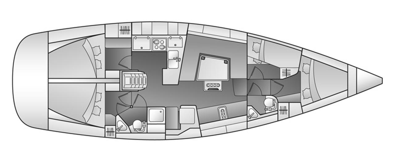 Najam Elan 444 Impression "Sagitta" u destinaciji Sukošan | Nautilus - Slika 2