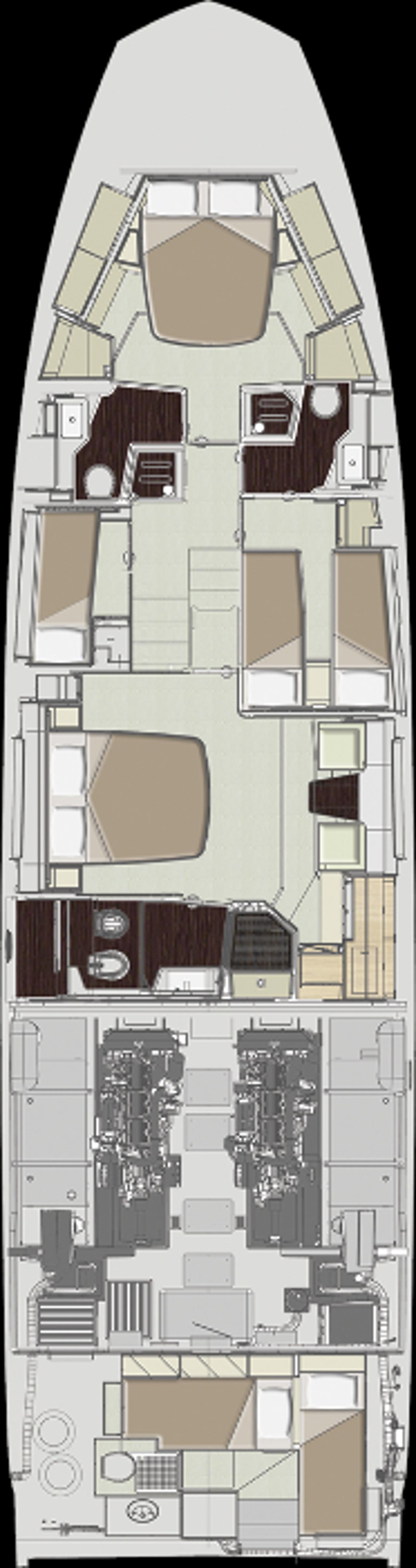 Charter Azimut 66 "Sea Ya" in Παλαιό Φάληρο | Nautilus - Slika 2