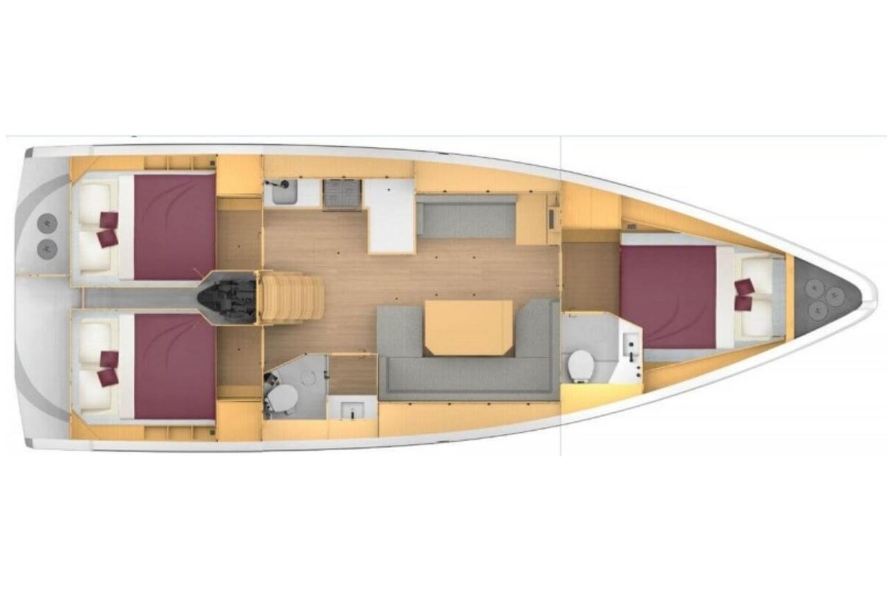 Noleggio Bavaria C42 "Summertime" a Pirovac | Nautilus - Slika 2