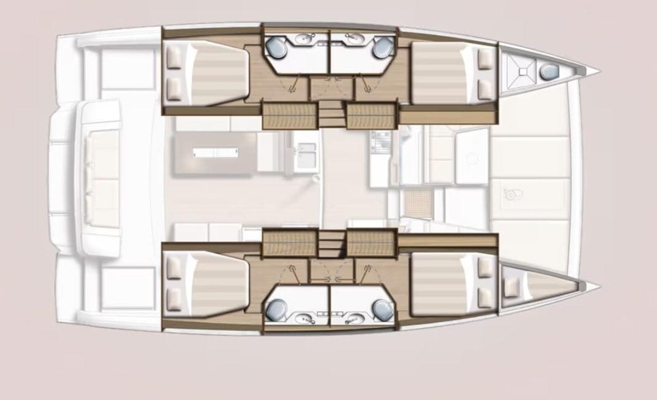 Charter Bali 4.2 - 4 + 1 cab. "First Feeling" in Skradin | Nautilus - Slika 3