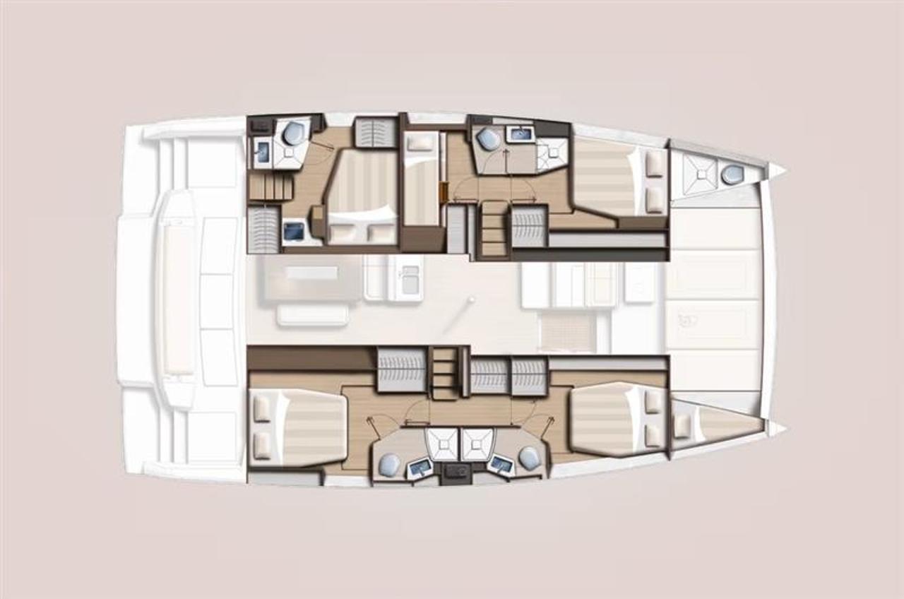 Charter Bali 4.6 - 5 + 1 cab. "Aria" in Municipal Unit of Lefkada | Nautilus - Slika 2