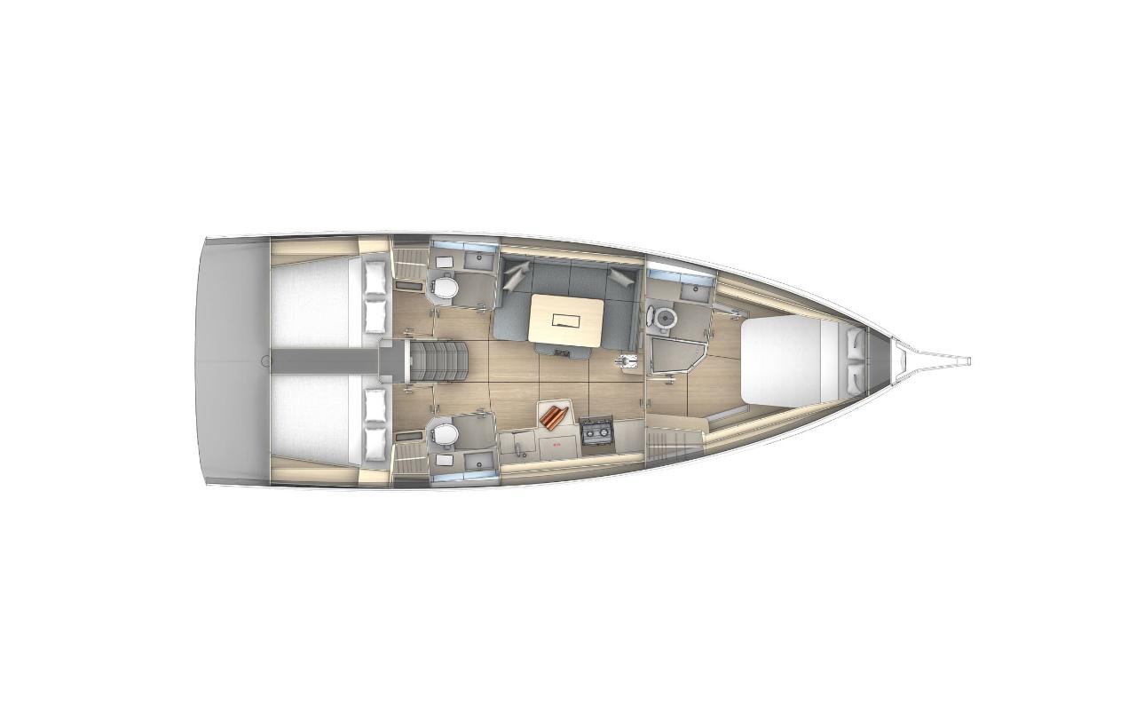 Najam Dufour 41 - 3 cab. "First Song" u destinaciji Skradin | Nautilus - Slika 3