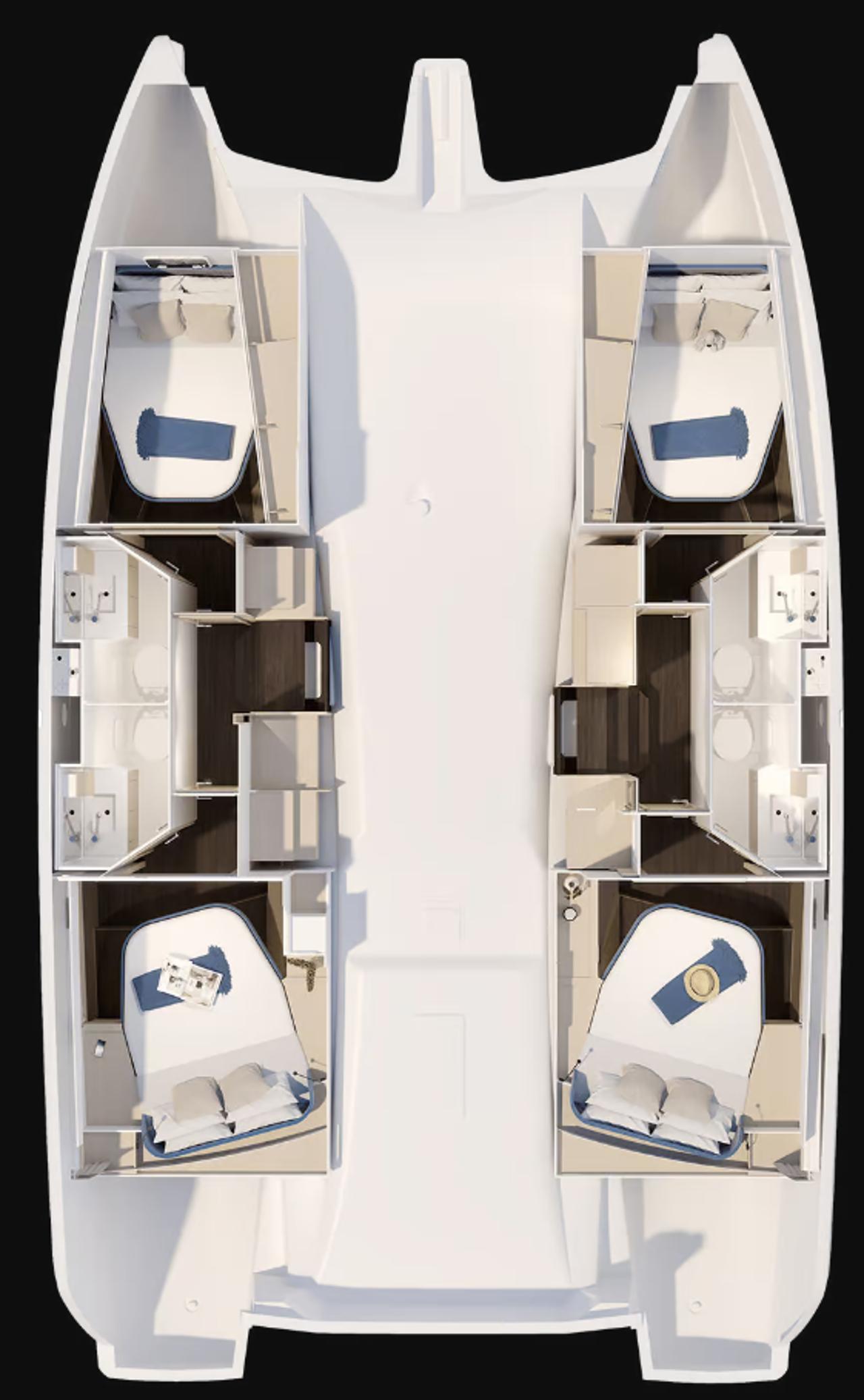 Najam Fountaine Pajot FP 41 Quatuor 4 "Agios Ephraim" u destinaciji Lavreotiki Municipal Unit | Nautilus - Slika 2
