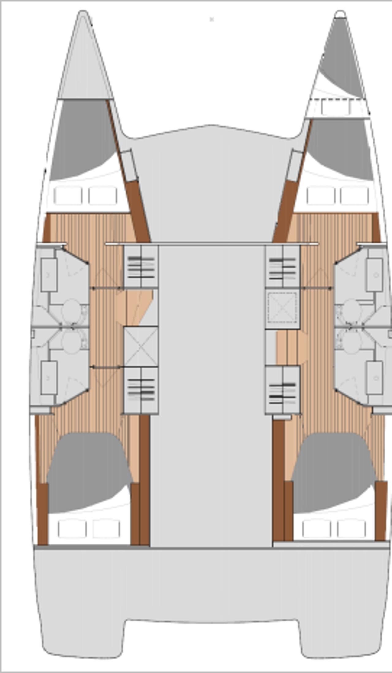 Najam Fountaine Pajot Isla 40 - 4 + 1 cab. "Aifos" u destinaciji Lavreotiki Municipal Unit | Nautilus - Slika 2