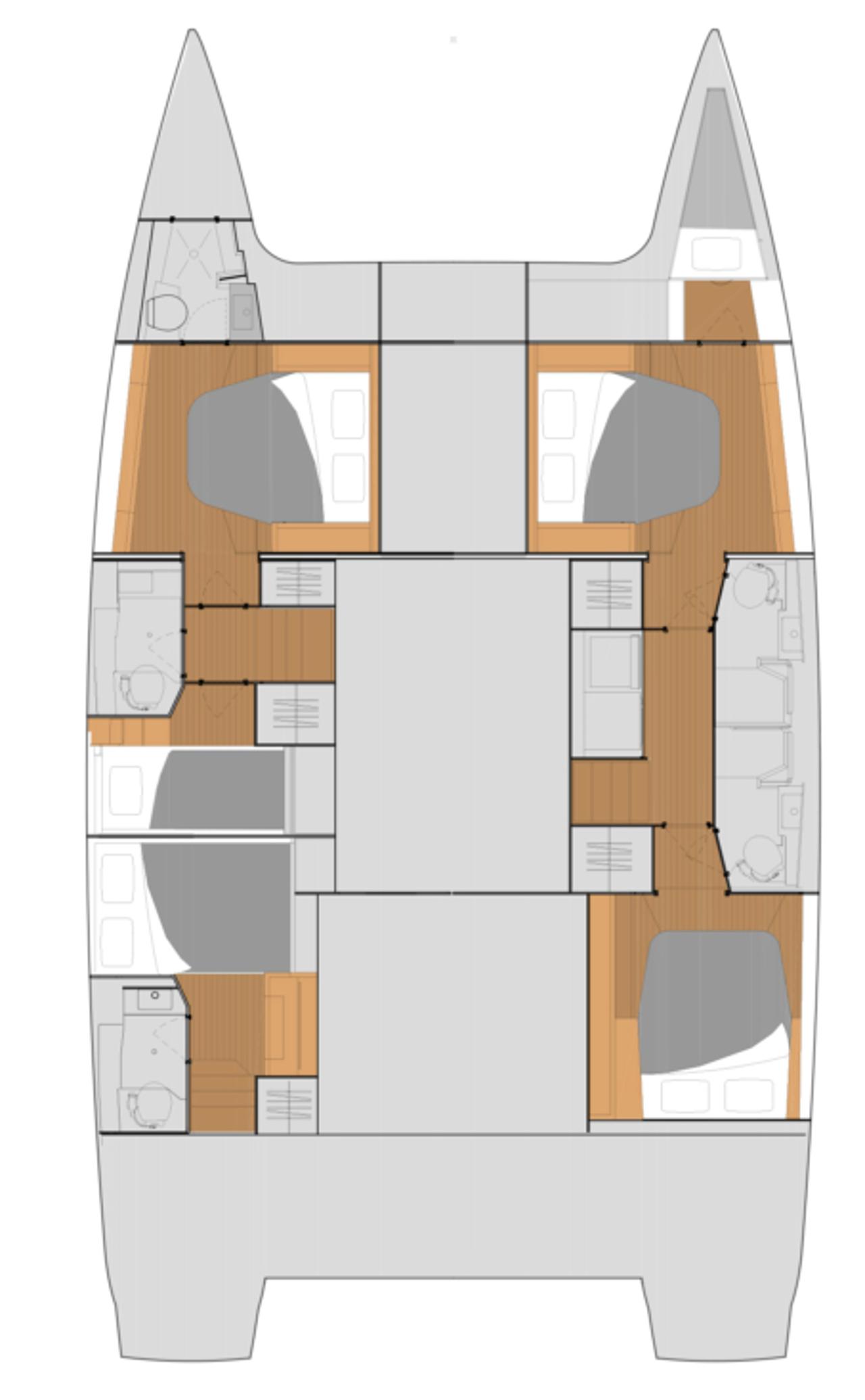 Najam Fountaine Pajot Tanna 47 - 5 + 1 cab. "First Life" u destinaciji Skradin | Nautilus - Slika 2