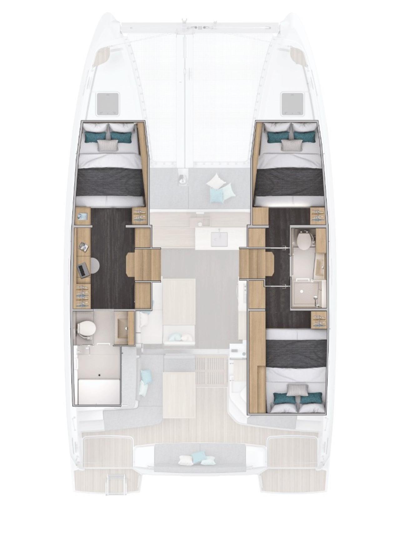 Charter Lagoon 38 - 3 + 2 cab. "Nami" in Sukošan | Nautilus - Slika 2