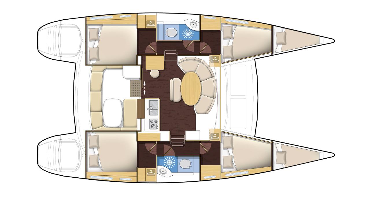 Najam Lagoon 380 S2 - 4 + 2 cab. "Eleven" u destinaciji Krf | Nautilus - Slika 2