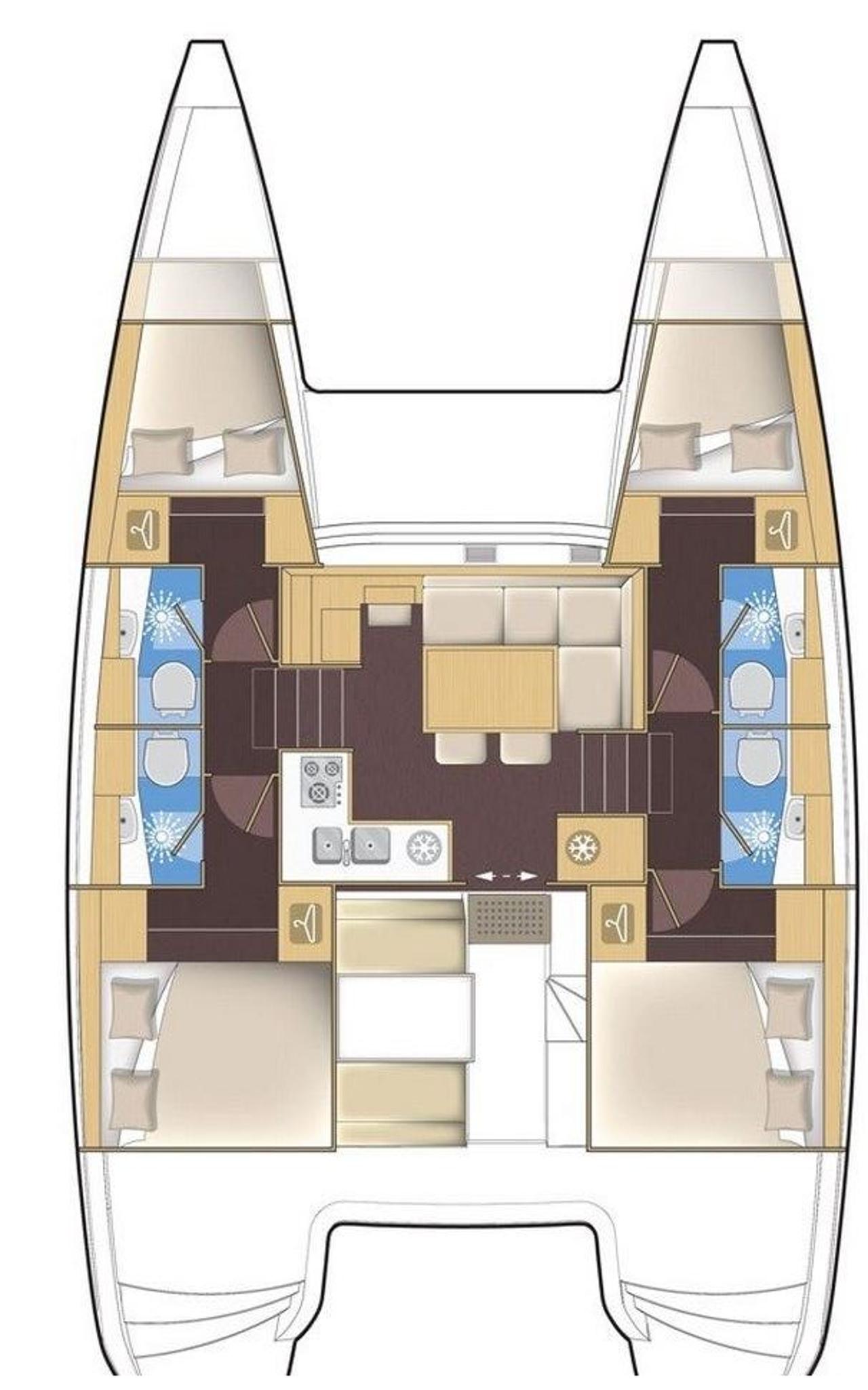 Charter Lagoon 39 "Catanoo" in Kos | Nautilus - Slika 2