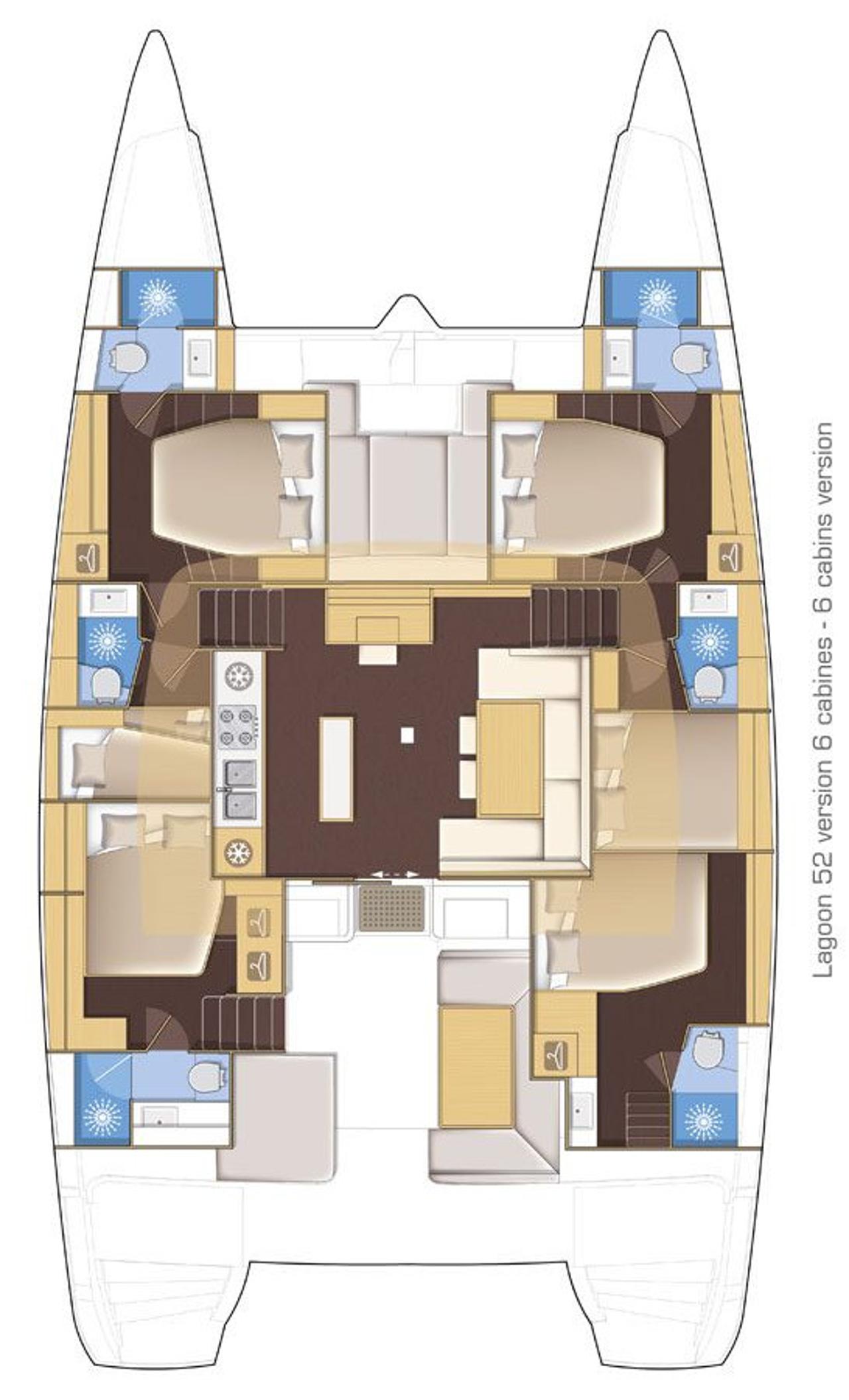 Charter Lagoon 52 - 6 cab. "Summer Star" in Alimos | Nautilus - Slika 2