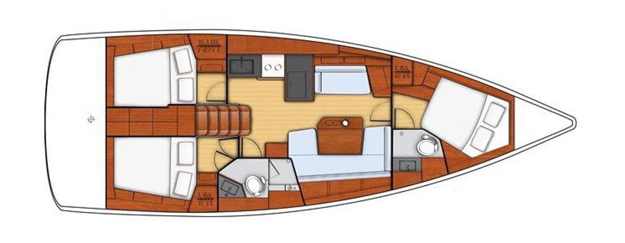 Charter Oceanis 41.1 "Lux" in Municipal Unit of Lefkada | Nautilus - Slika 3