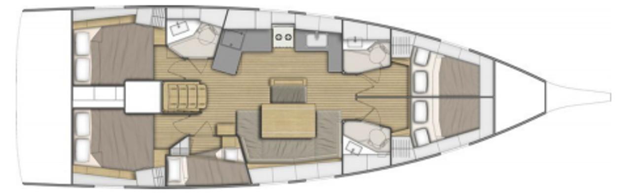 Najam Oceanis 46.1 "Rebekka Blue" u destinaciji Municipal Unit of Rhodes | Nautilus - Slika 2