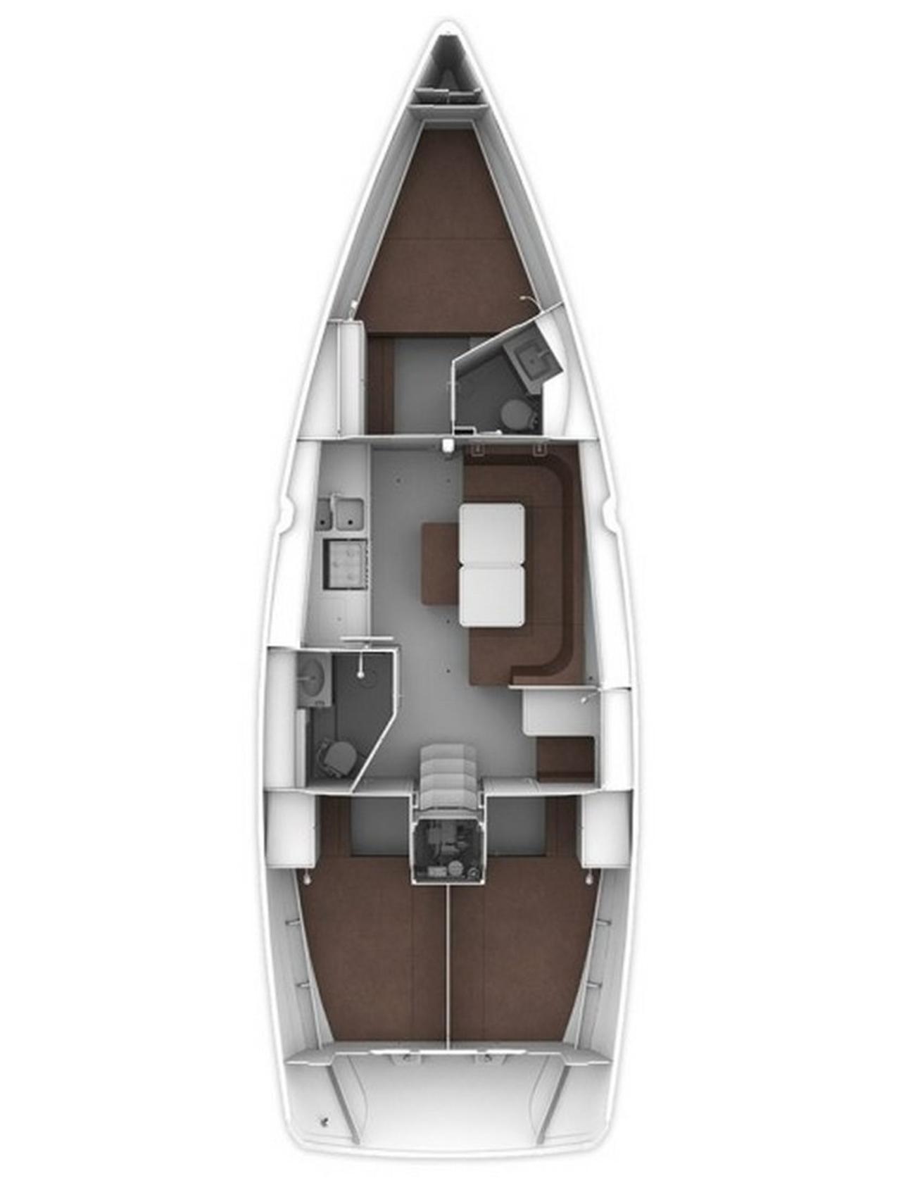 Najam Bavaria Cruiser 41 - 3 cab. "Nina" u destinaciji Split | Nautilus - Slika 2