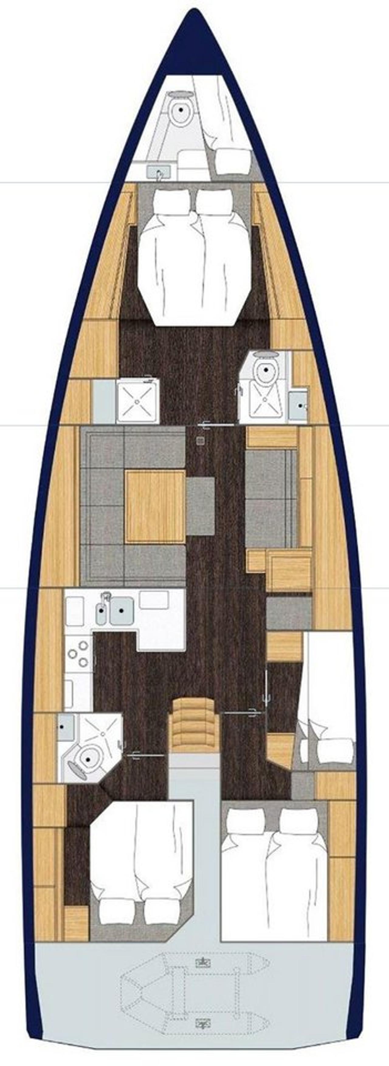 Noleggio Bavaria C50 Style - 4 + 1 cab. "Naltoya" a Biograd na Moru | Nautilus - Slika 2