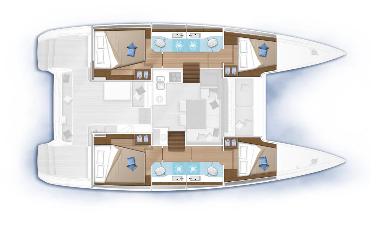 Najam Lagoon 40 - 4 + 2 cab "Pussycat" u destinaciji Kaštela | Nautilus - Slika 2