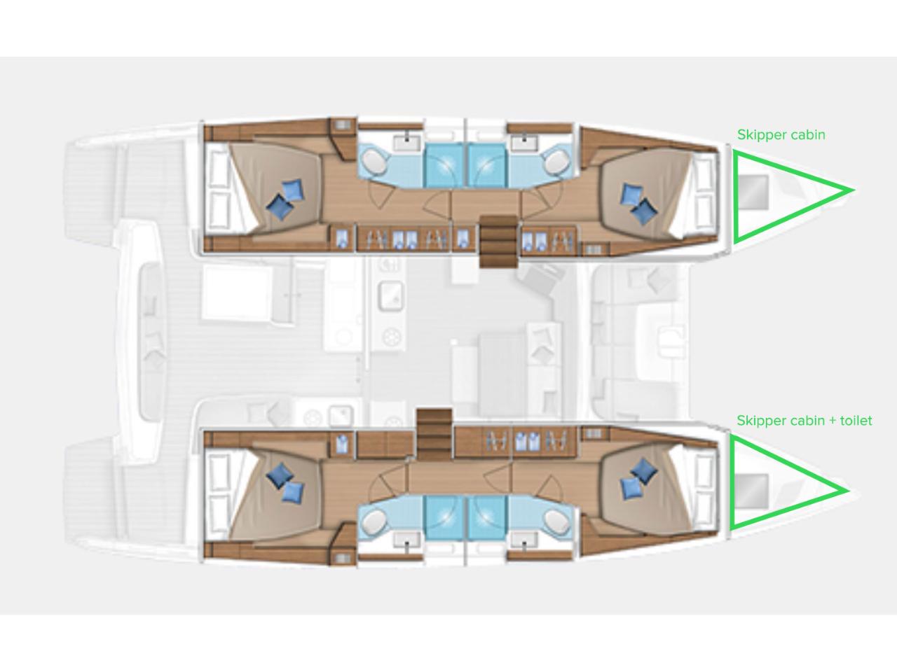 Najam Lagoon 46 - 4 + 2 cab. "Summer Magic" u destinaciji Kaštela | Nautilus - Slika 2