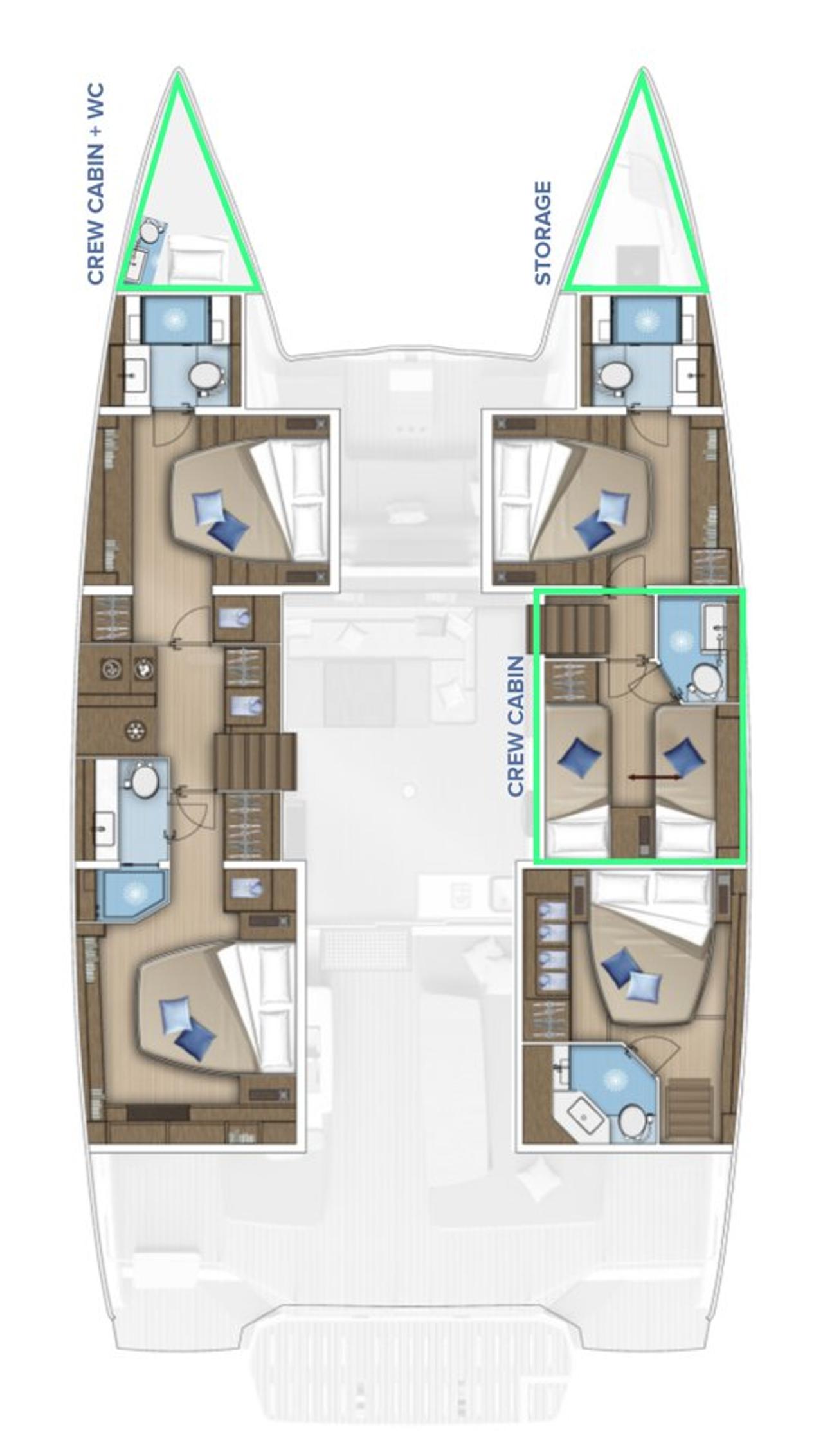 Najam Lagoon 55 - 4 cab. "Agenda 55" u destinaciji Kaštela | Nautilus - Slika 2