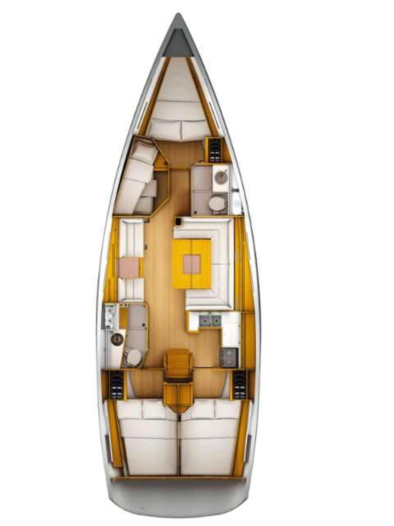 Najam Sun Odyssey 449 "Top Smile" u destinaciji Punat | Nautilus - Slika 2