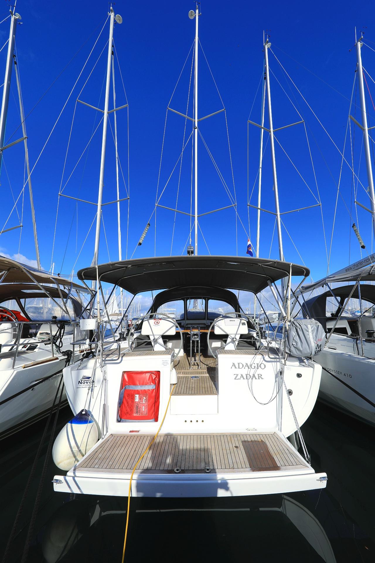 Najam Hanse 458 "Adagio" u destinaciji Biograd na Moru | Nautilus - Slika 3